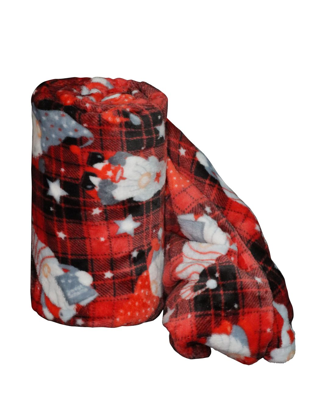 Gonk Tartan Check Teddy Sherpa Fleece Super Soft Warm Cosy Kids and Adults Duvet Cover Sets Xmas Festive Season Quilt Covers Bedding Sets