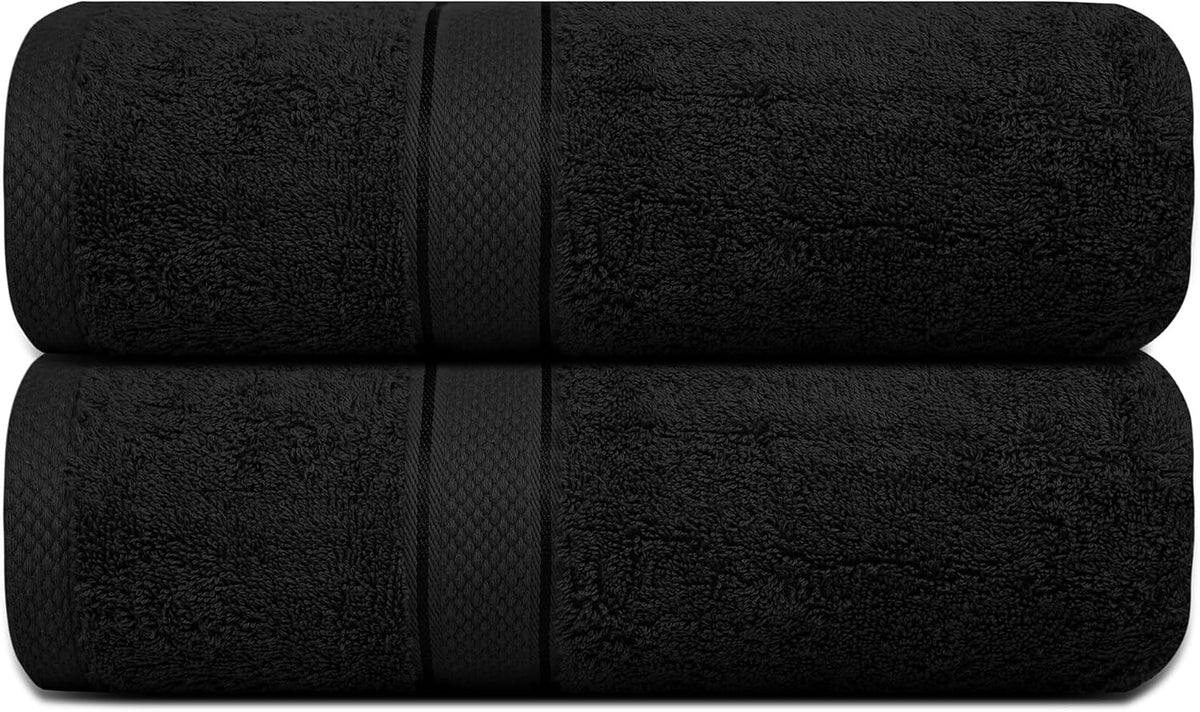 500GSM 2pcs / 4pcs Bath Towel 100% Cotton Quick Dry 70x140cm Towel Set
