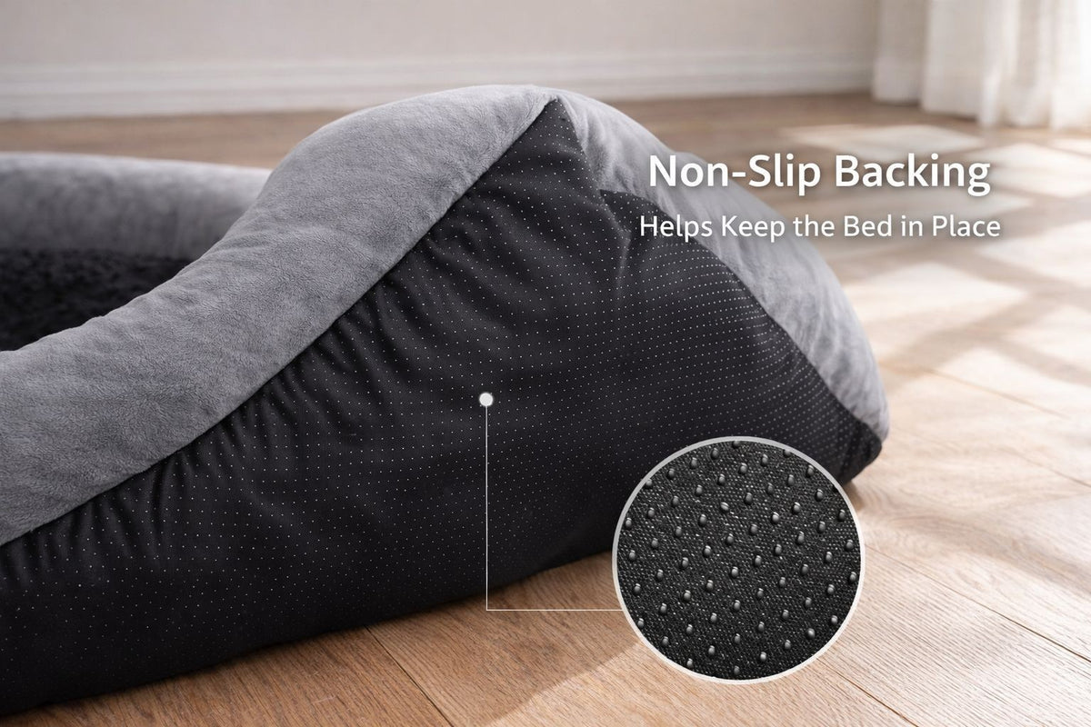 Cat Dog Soft Washable Pet Basket Bed Warm Puppy Cushion 6 Sizes Available – UK
