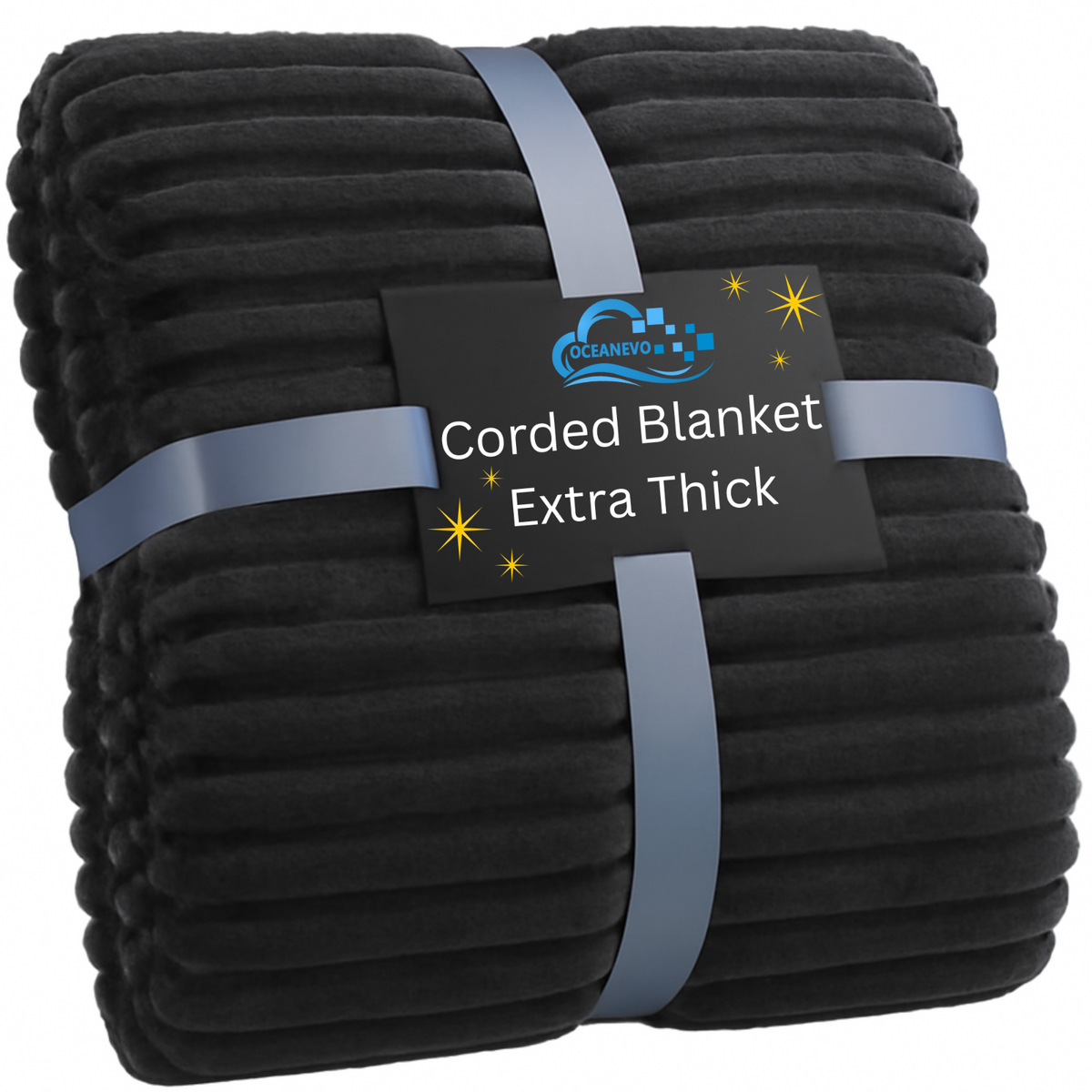 Chunky Cord Ribbed Fleece Throw Warm Soft Large Sofa Bed Blanket – UK