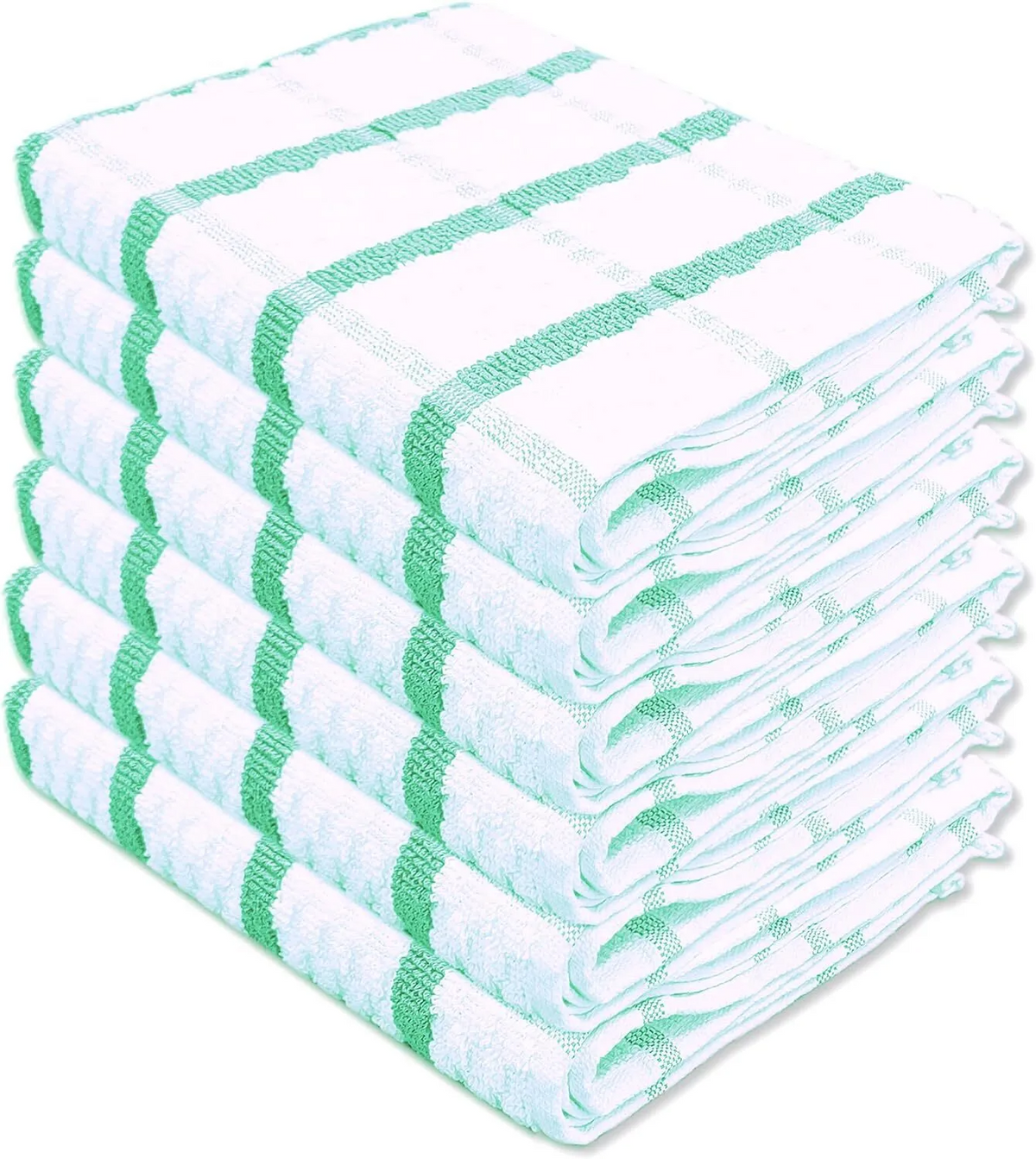 Pack Of 6-12 Terry 100% Cotton Tea Towels Kitchen Dish Cloth Drying – UK