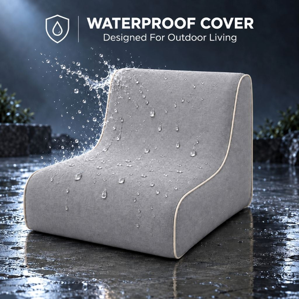 Wide air valve for quick inflation and deflation of the pouffe