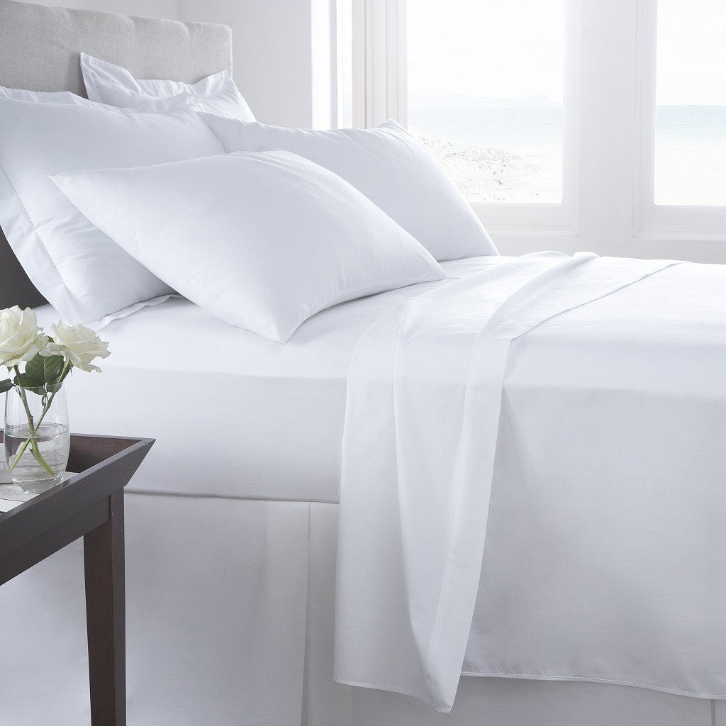 400 Thread Egyptian Cotton Satin Hotel Quality Fitted Sheets Flat Sheets Pillow