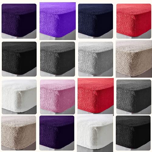 Teddy Fleece Fitted Sheet And Pillowcase Set Warm Bed Linen Cuddle Bedding – UK