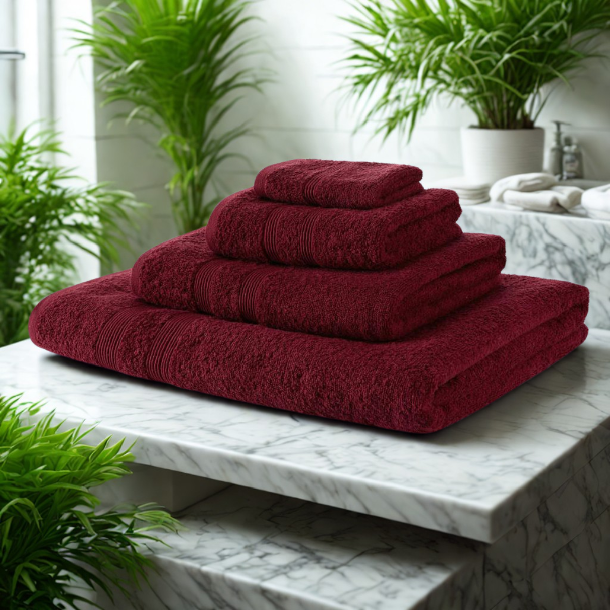 4Pcs Bale Egyptian Cotton Super soft 500 GSM Face Towels Hand Bath Towel Bath Sheet