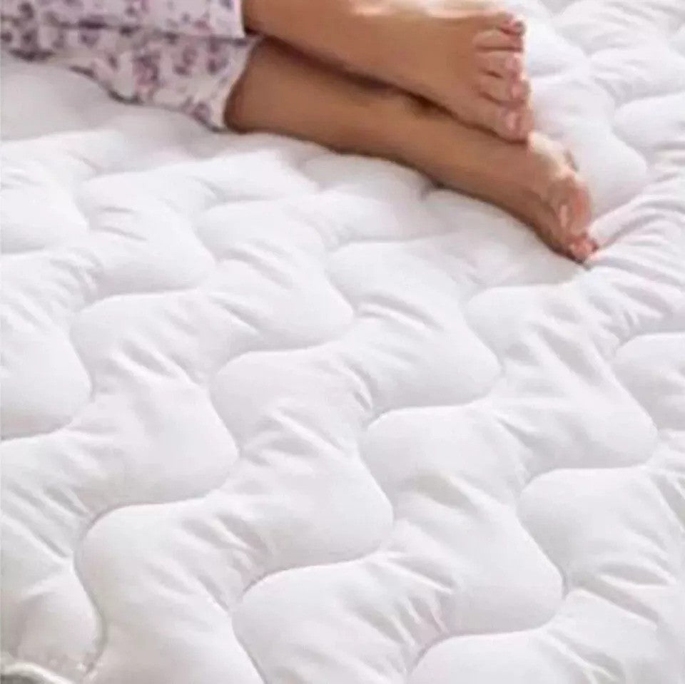 5cm, 2inch Deep MATTRESS TOPPER Heavy Box Stitched Thic Hotel Quality Microfiber