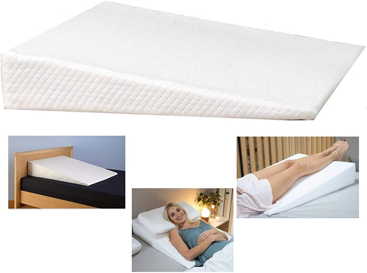 Bed Wedge Pillow Acid Reflux 11 Degree Memory Foam X-Large Back Support – Buy Online UK