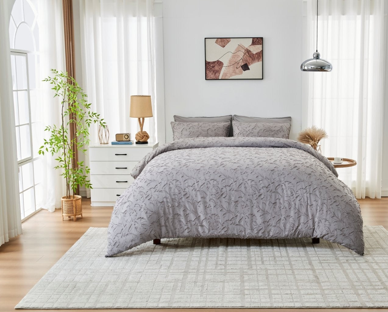 Signature Hereford Duvet Cover Set With Pillowcase Easy Care Bedding