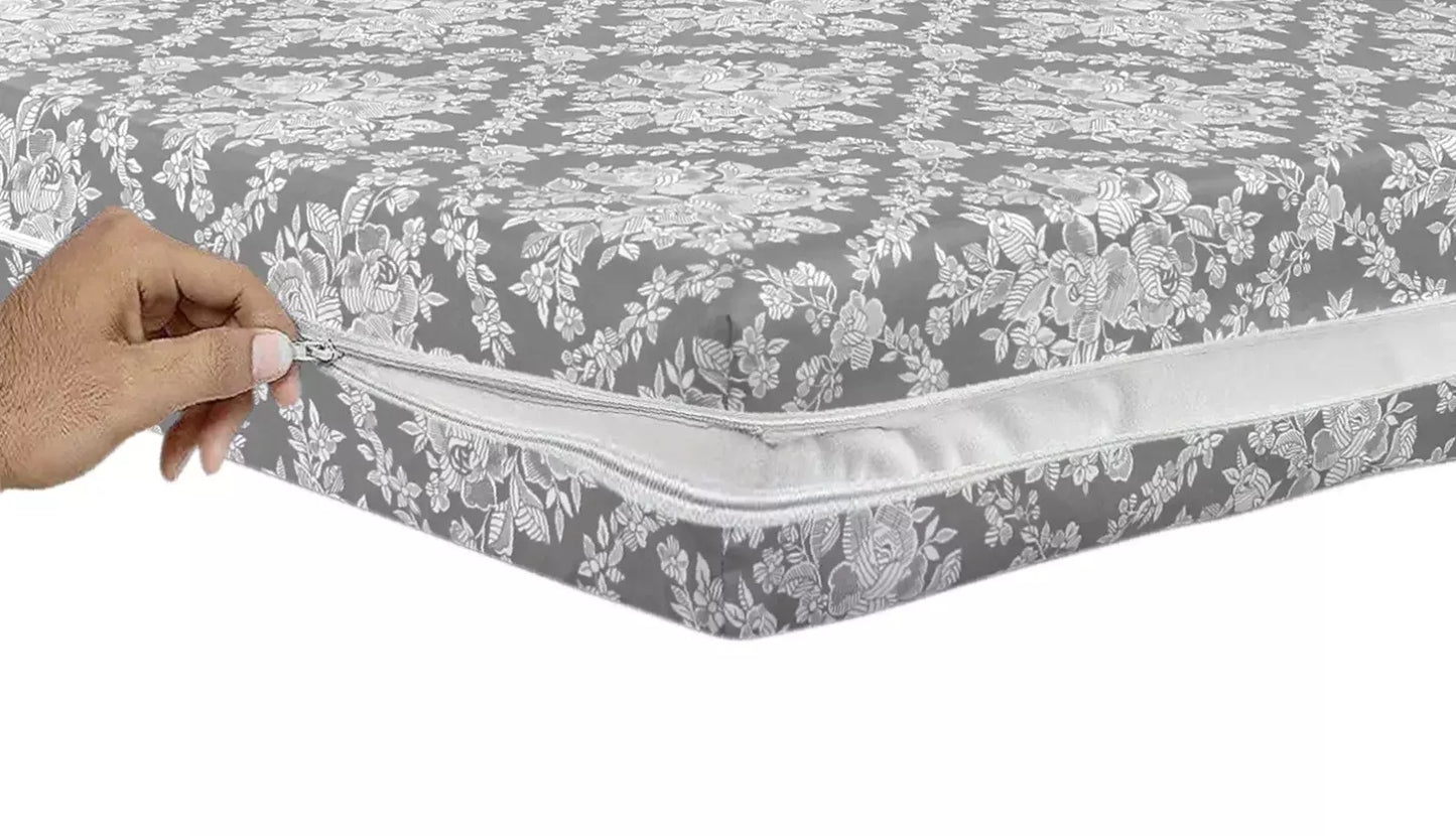 ZIPPED MATTRESS COVER PROTECTOR ANTI BUG ZIP COVER FULLY ENCASES SINGLE DOUBLE KING