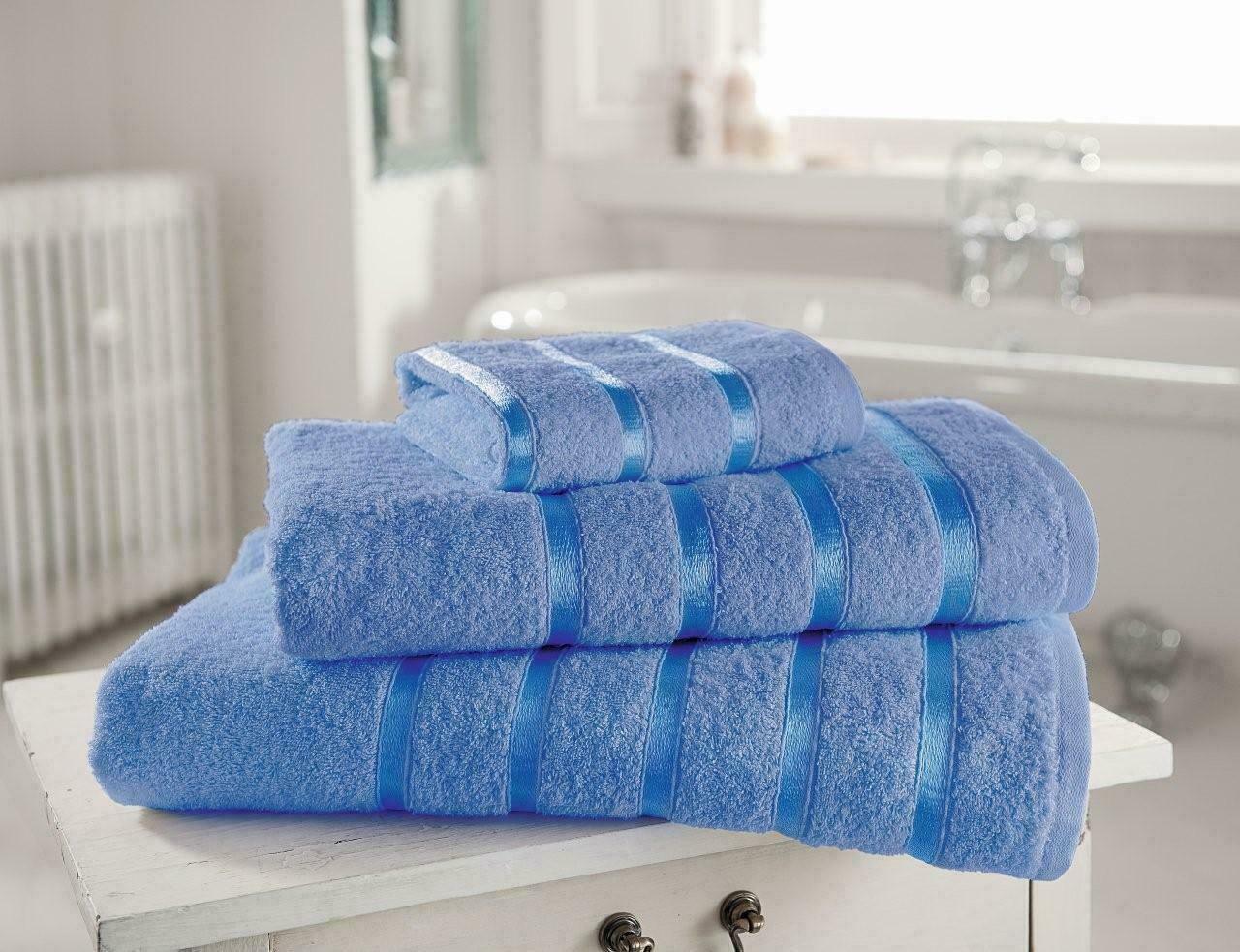 Kensington Stripe Egyptian Cotton Towels Bath Sheets Soft Absorbent