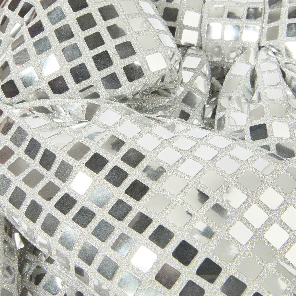 Nimora Home silver disco ball bow 4 pack full product view