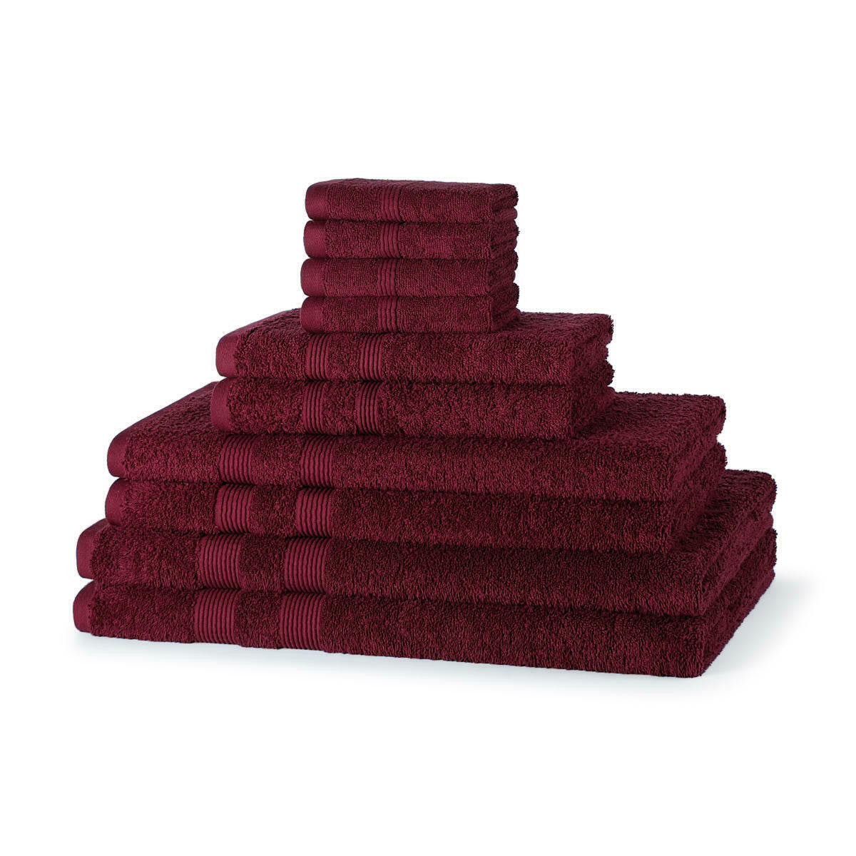 500GSM cotton 10 piece towel bale set in Cream — timeless neutral bathroom towel bundle