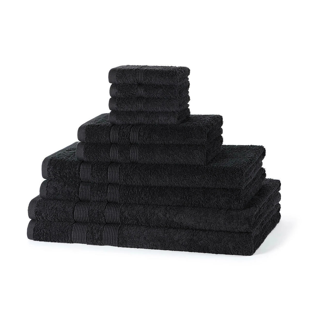 500GSM cotton 10 piece towel bale set in Kingfisher — vibrant teal luxury bathroom towel bundle