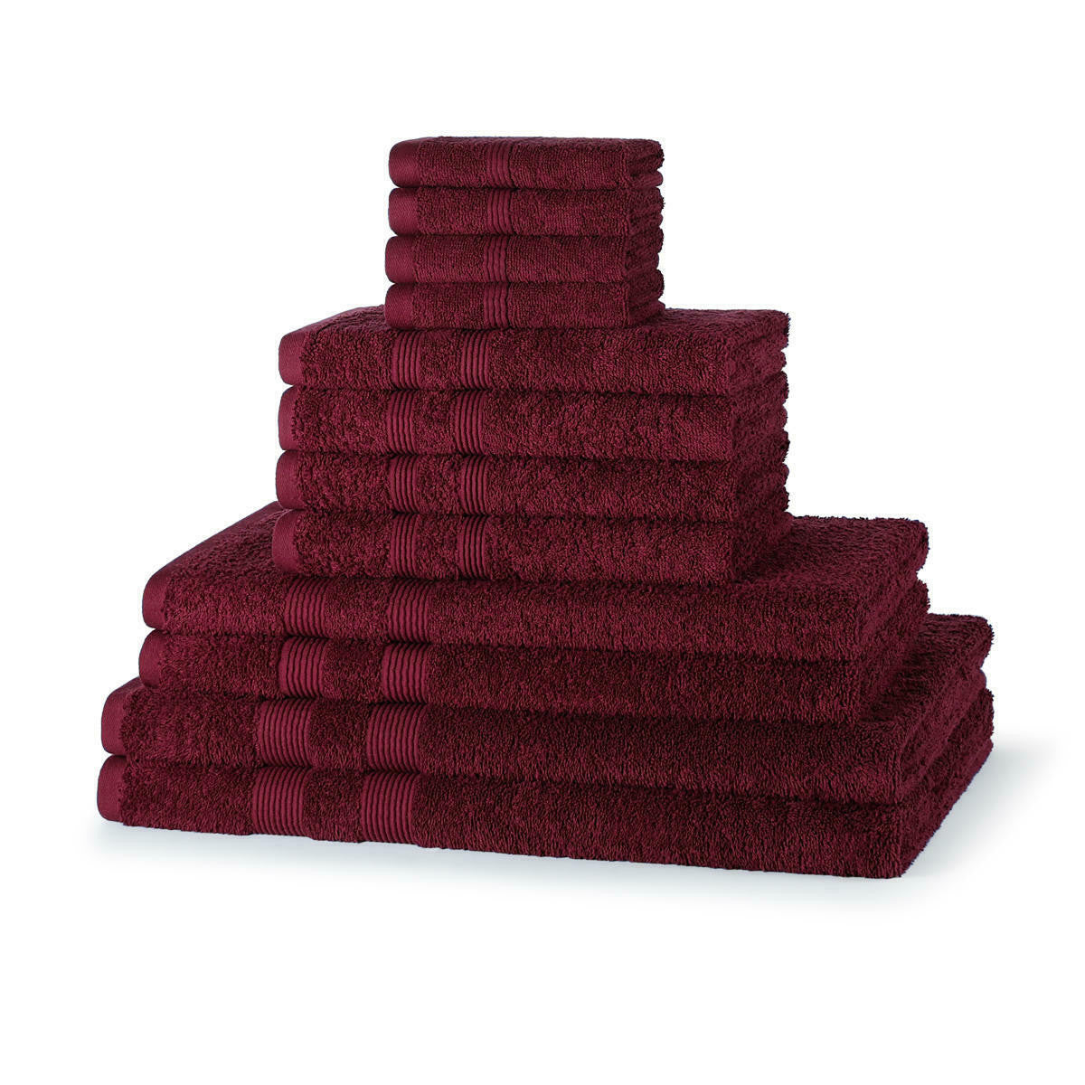 500GSM cotton 12 piece towel bale set in Kingfisher — vibrant teal luxury bathroom towel bundle