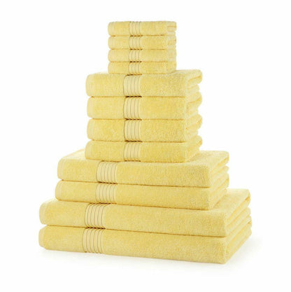 700GSM Royal Egyptian 12 piece cotton towel bale in White — hotel-quality bathroom towel bundle