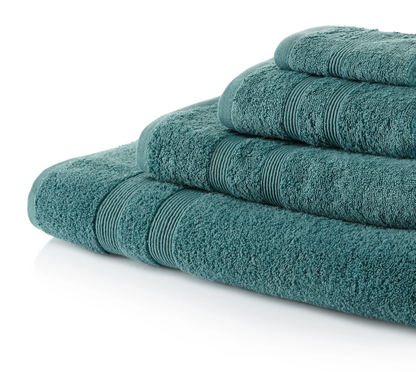 4-Piece 500 GSM 100% Cotton Towel Bale Set — 2 Bath Towels + 2 Hand Towels (13 Colours)