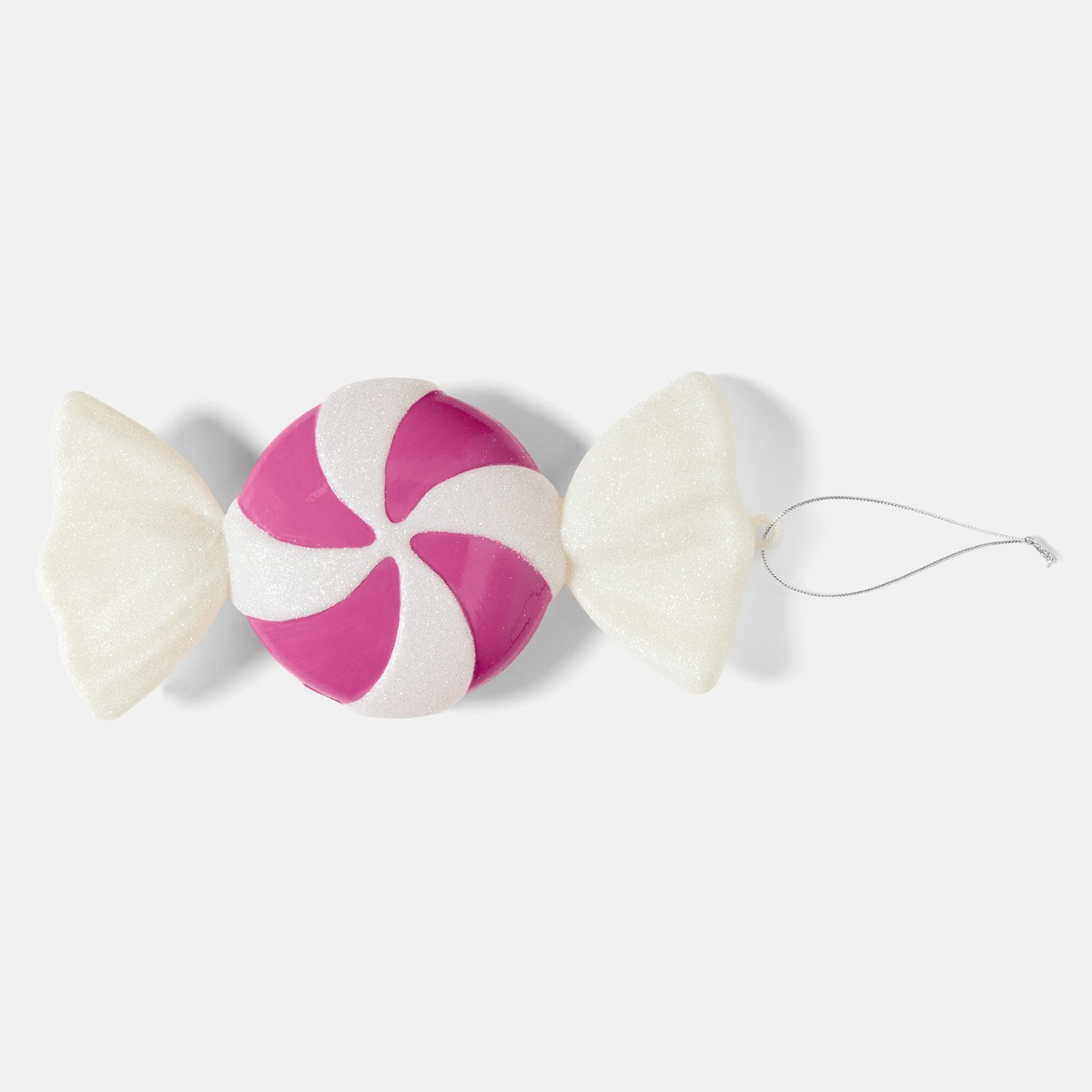 2 Pack XL Sweet Decorations - White/Pink | Christmas Tree Ornaments