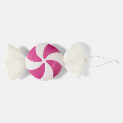 2 Pack XL Sweet Decorations - White/Pink | Christmas Tree Ornaments