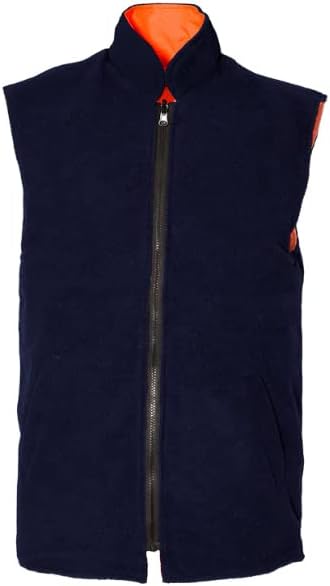 Hi Vis Bodywarmer Reversible Safety Reflective Sleeveless Jacket Workwear Vest