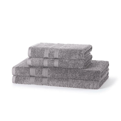 500 GSM Cotton Towel Bale Set flat lay coordinated colour