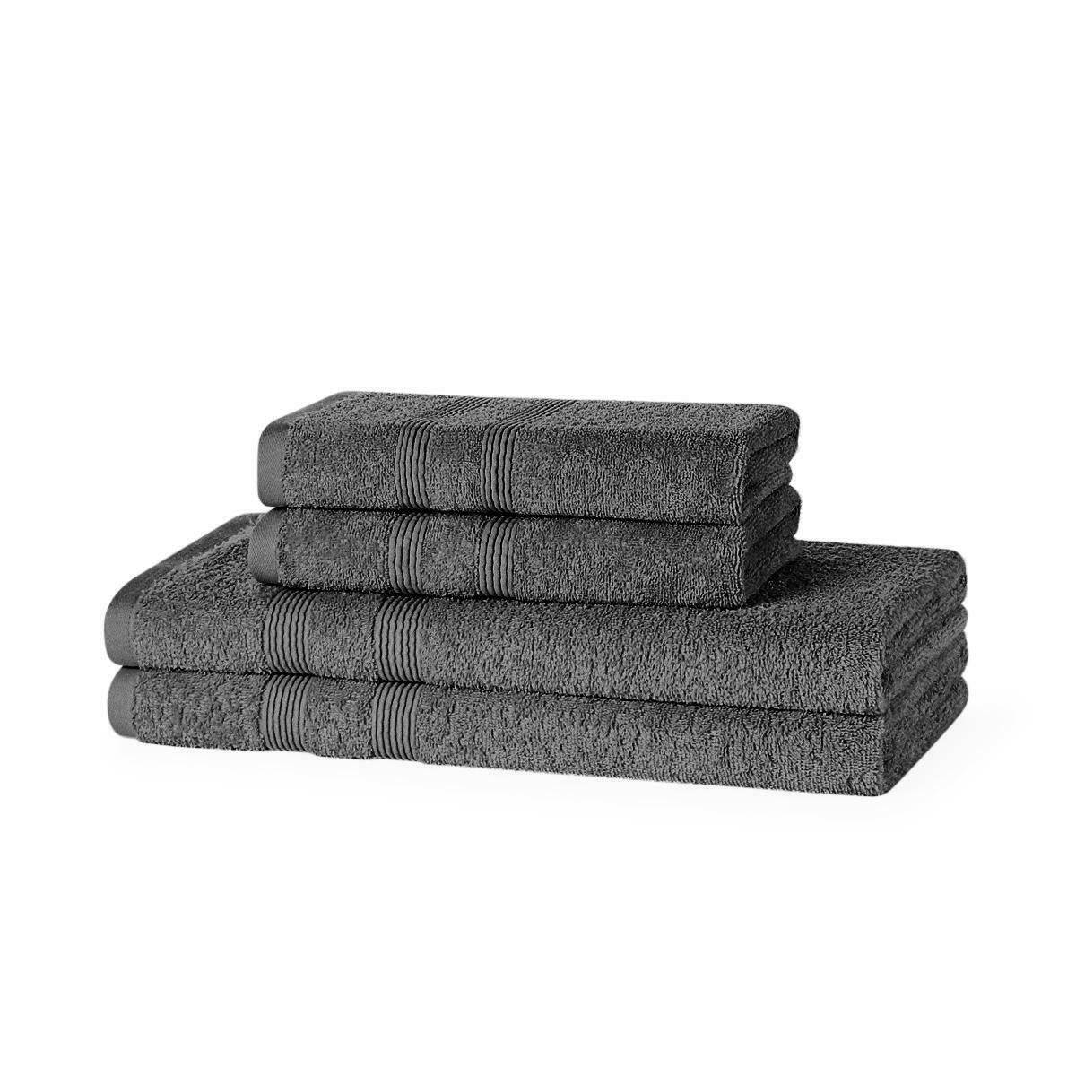 500 GSM Cotton Towel Bale Wine Black Charcoal White Pink colour options