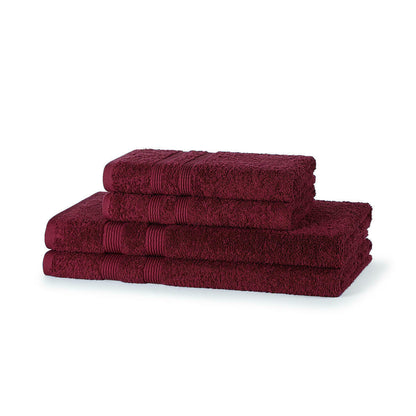 500 GSM Cotton Towel Bale Set rolled towels display