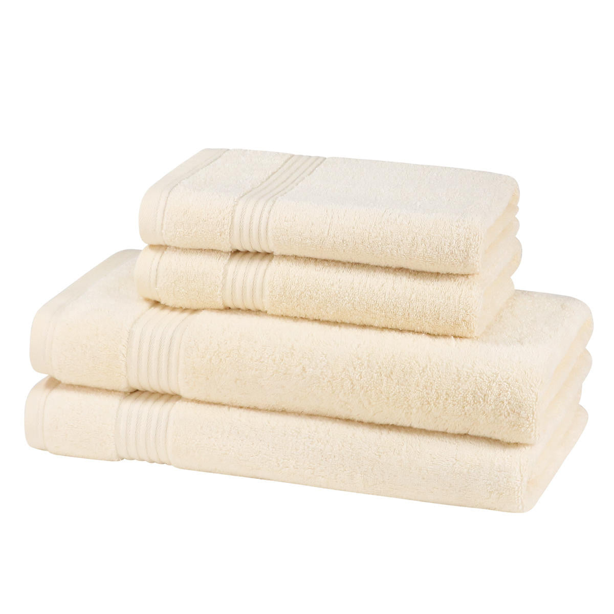 Bamboo Cotton Towel Set - Navy Blue