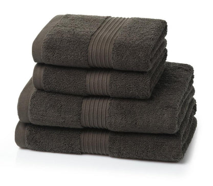 700GSM Royal Egyptian 4 piece cotton towel bale in Charcoal — modern dark grey luxury bathroom towel bundle