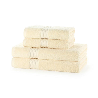 700GSM Royal Egyptian 4 piece cotton towel bale in White — hotel-quality bathroom towel bundle