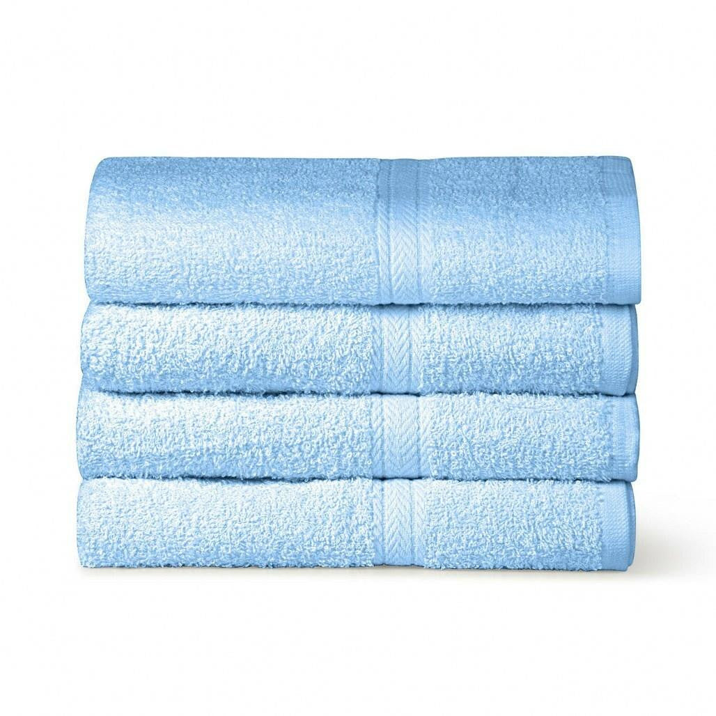 450 GSM cotton rich value range towel colour range display