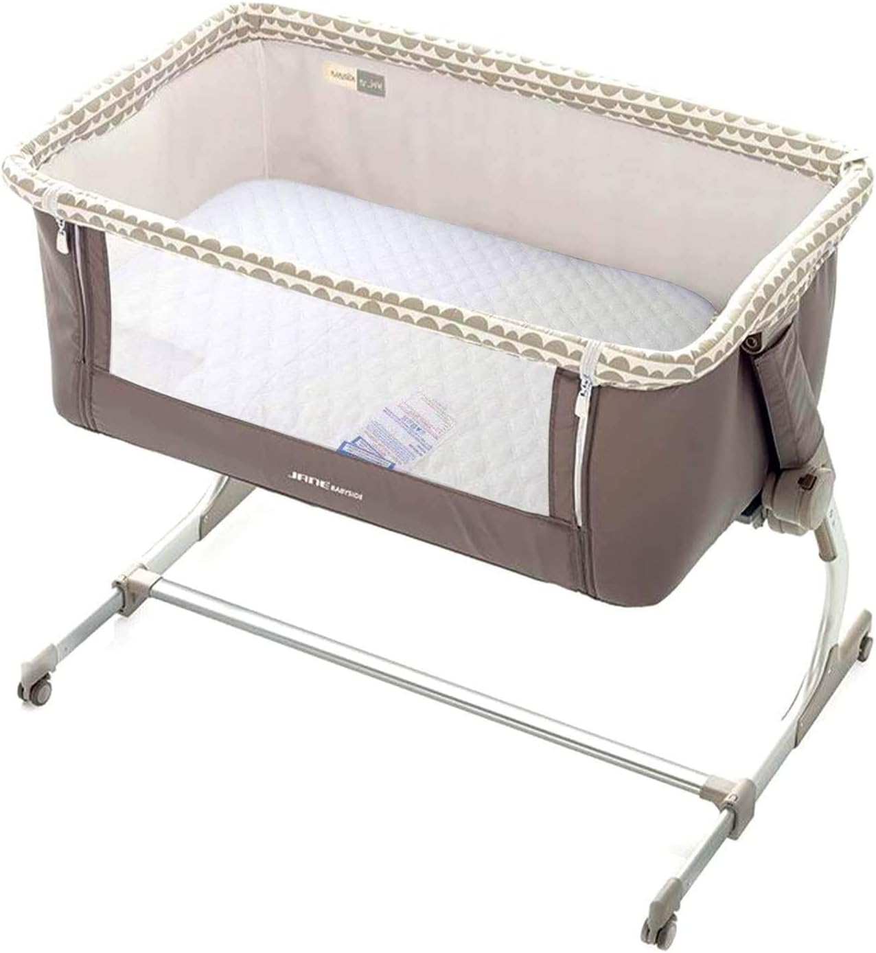Next 2 Me Crib Mattress - Compatible with Maxi-Cosi Tori Bedside Travel Cot/Chicco Next To Me - Thick & Super Soft/Removable Washable Cover
