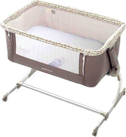 Next 2 Me Crib Mattress - Compatible with Maxi-Cosi Tori Bedside Travel Cot/Chicco Next To Me - Thick & Super Soft/Removable Washable Cover