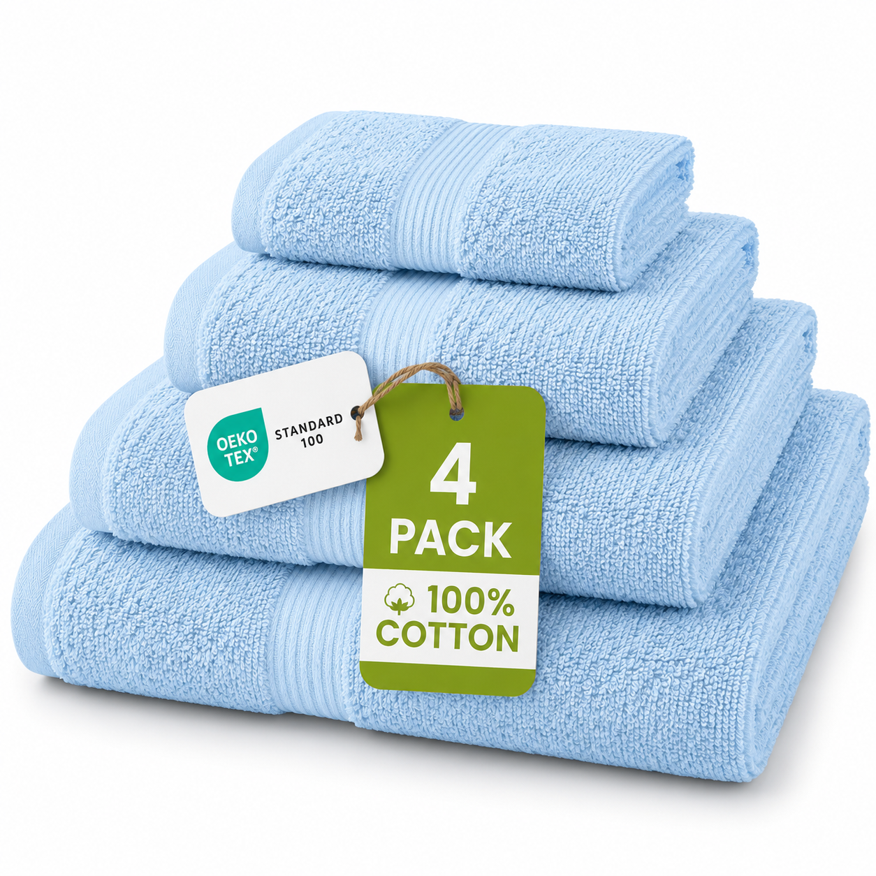 500 GSM Egyptian Cotton Luxury Towels – Super Soft Face Hand Bath Sheet