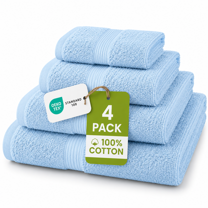500 GSM Egyptian Cotton Luxury Towels – Super Soft Face Hand Bath Sheet