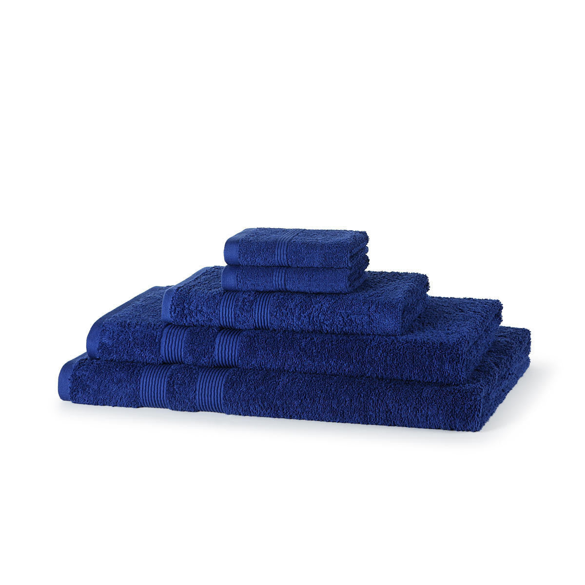 500 GSM 5 Piece Cotton Towel Bale Set styled bathroom shelf