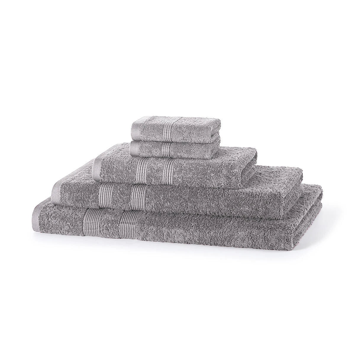 500 GSM 5 Piece Cotton Towel Bale Set styled luxury bathroom shot