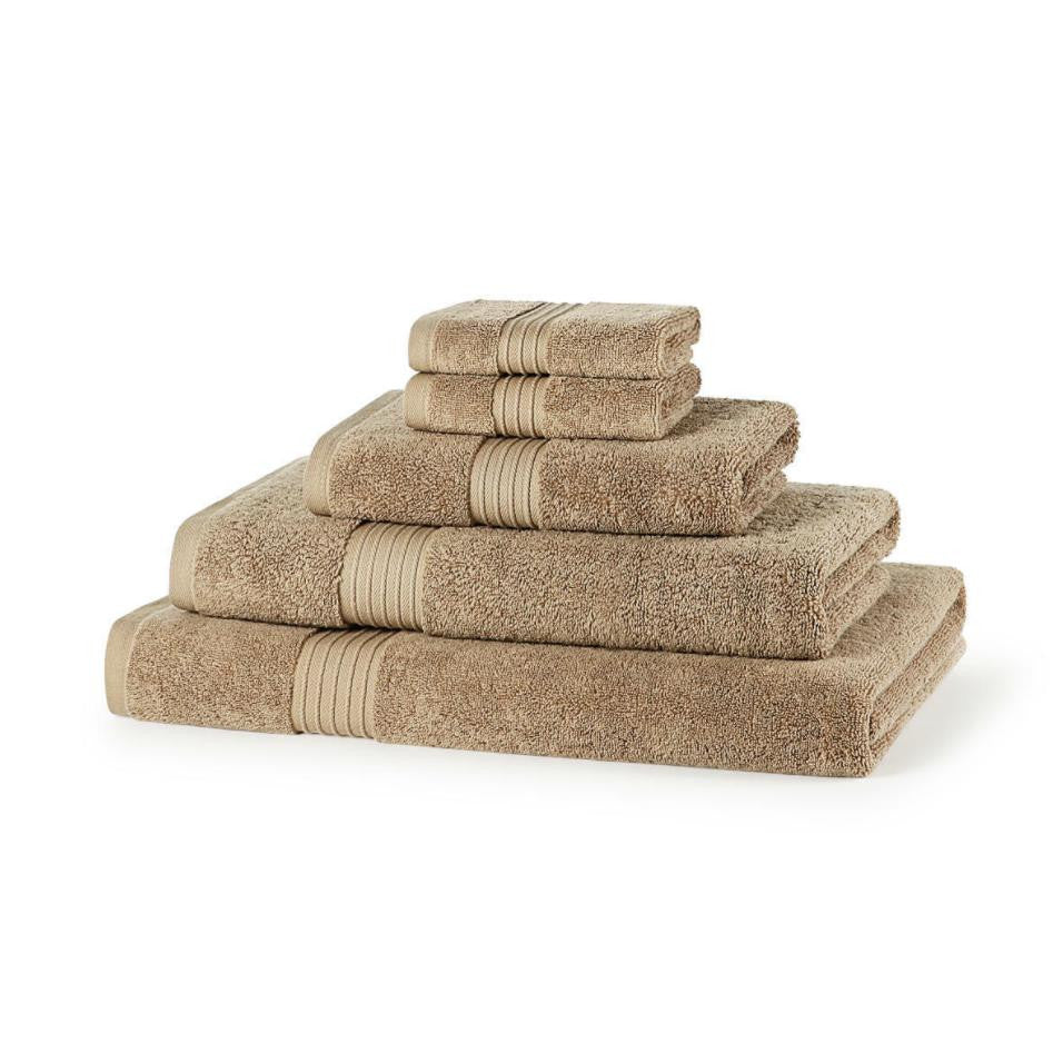700GSM towel bale set in Silver — luxury heavyweight cotton bathroom towels