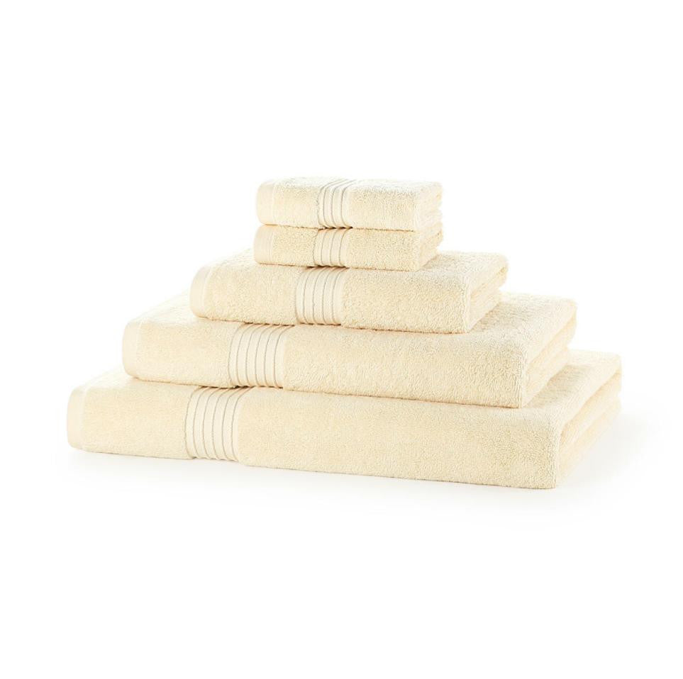 700GSM towel bale in Latte — warm neutral luxury cotton towel set
