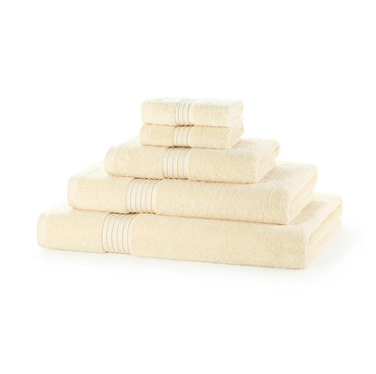 700GSM towel bale in Latte — warm neutral luxury cotton towel set