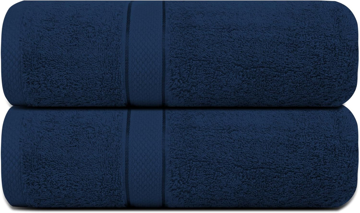 500GSM 2pcs / 4pcs Bath Towel 100% Cotton Quick Dry 70x140cm Towel Set