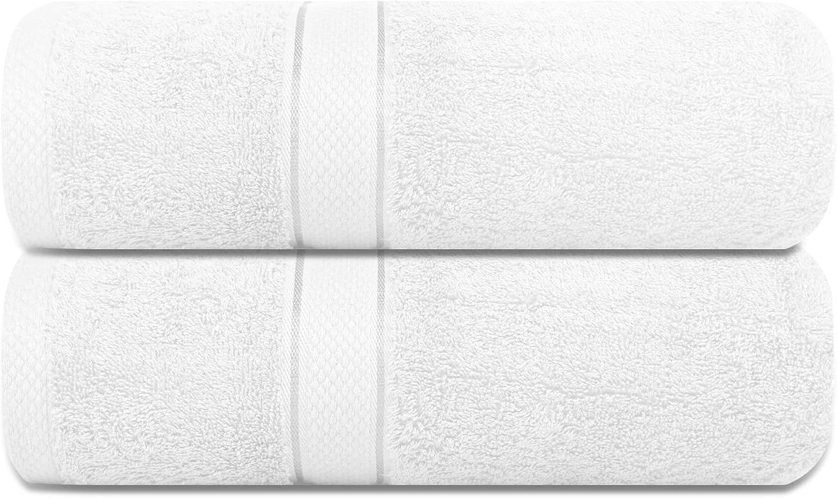 500GSM 2pcs / 4pcs Bath Towel 100% Cotton Quick Dry 70x140cm Towel Set