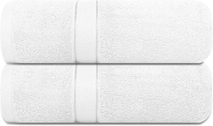 500GSM 2pcs / 4pcs Bath Towel 100% Cotton Quick Dry 70x140cm Towel Set