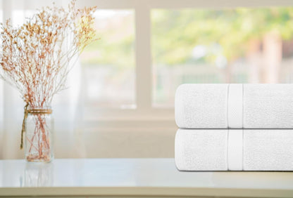 500GSM 2pcs / 4pcs Bath Towel 100% Cotton Quick Dry 70x140cm Towel Set