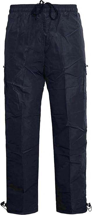 Men’s Microfibre Thermal Trousers Fleece Workwear Bottoms Elasticated Waist Cargo Sweat Pants