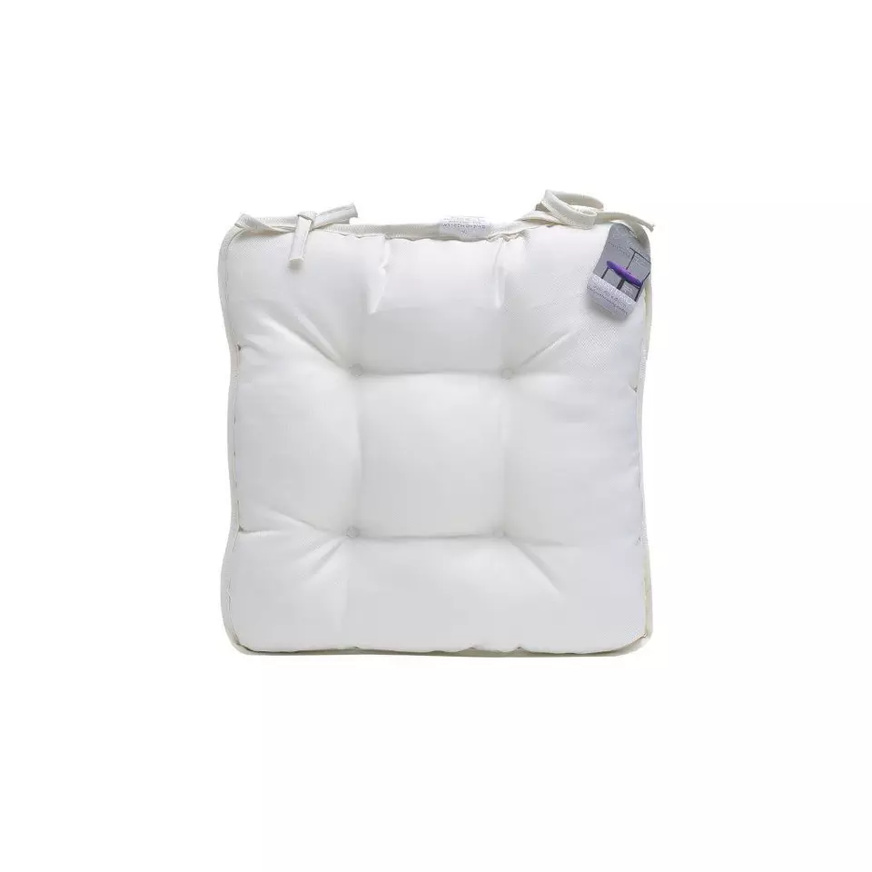Chair Seat Pads Cushions Tie on Dining Garden Room Kitchen Patio Pack 2, 4, 6