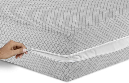 Anti Bug Mattress Protector Zipp Cover Non Noisy Fitted Sheet Bed All Size