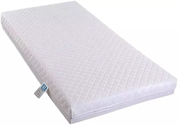 Cot Bed Mattress Breathable Toddler Crib Mattress Quilted Foam Water Resistance
