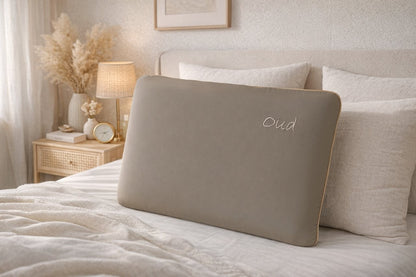 Scented Memory Foam Orthopaedic Pillow Neck Back Support Rose Oud Lavender