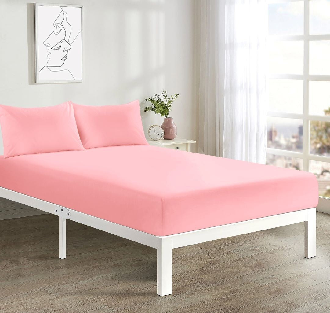 Ultra Soft  Fitted Sheet Bed Sheet 40cm Extra Deep Single Double King all Sizes