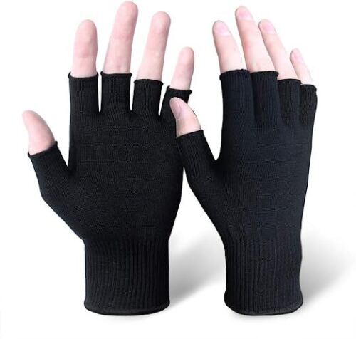 Fingerless Gloves Work Thermal Men Women kids Half Finger Winter Sport Wholesale